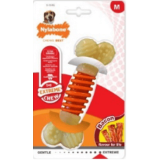 Nylabone σκληρό κόκκαλο με γεύση μπέικον action M Nylabone σκληρό κόκκαλο με γεύση μπέικον action M