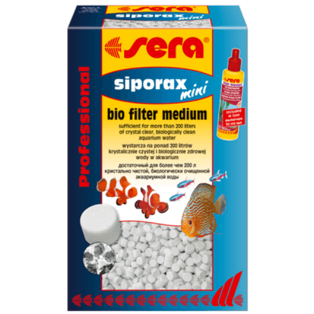 Sera siporax mini υλικά φιλτραρίσματος 35gr Sera siporax mini υλικά φιλτραρίσματος 35gr