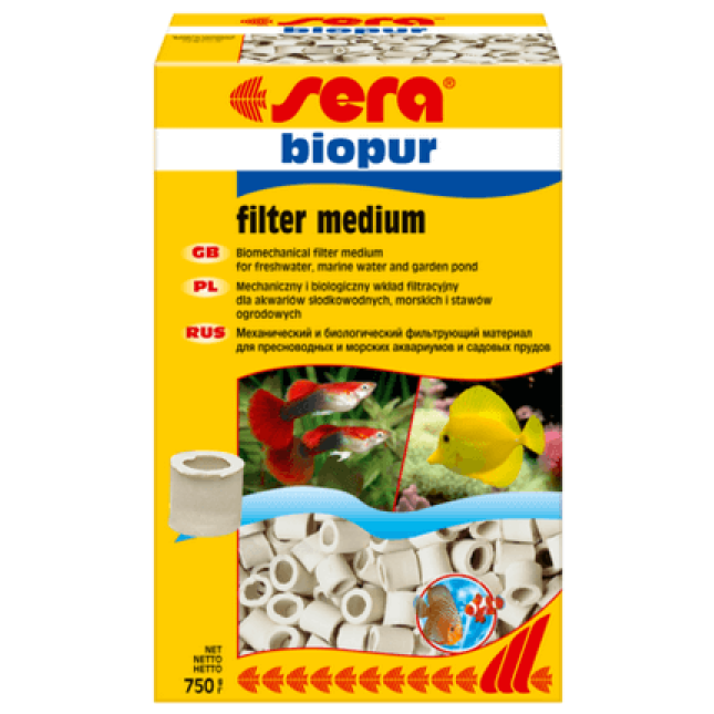 Sera biopur υλικά φιλτραρίσματος 750gr Sera biopur υλικά φιλτραρίσματος 750gr