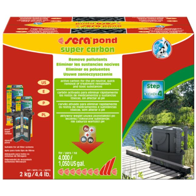 Sera pond super φίλτρο άνθρακα 2kg Sera pond super φίλτρο άνθρακα 2kg