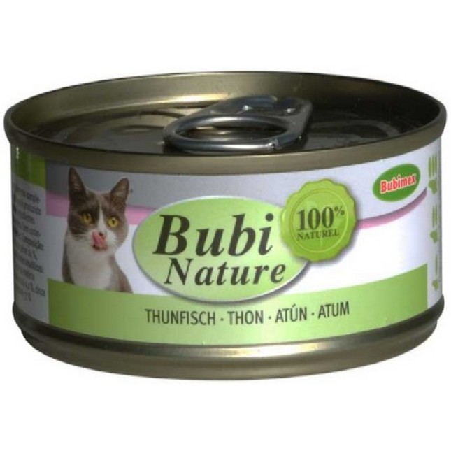 Bubimex Bubi Nature κονσέρβα γάτας με τόνο χωρίς βαφές και συντηρητικά 70gr