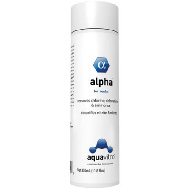 Seachem Αqua Vitro Alpha 350ml,συμπυκνωμένο μαλακτικό θαλασσινού νερού