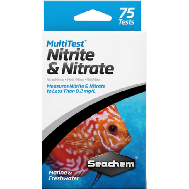 Seachem Nitrite+Nitra,Τεστ για νιτρικά άλατα