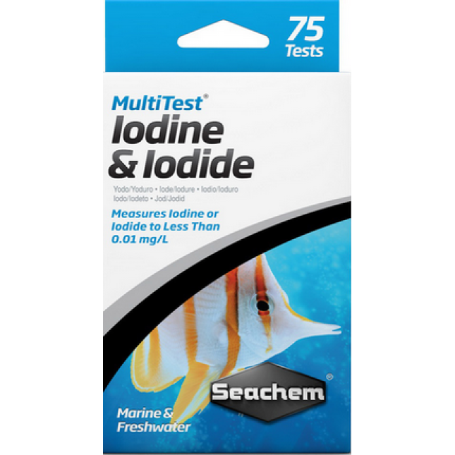 Seachem Multi Test Iodine/Iodide,μέτρηση ιωδιούχου Seachem Multi Test Iodine/Iodide,μέτρηση ιωδιούχου