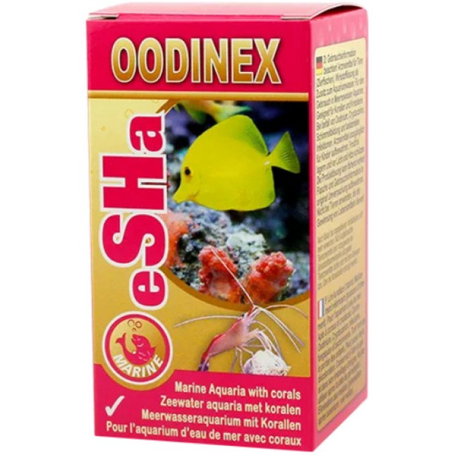 Esha Oodinex για την θεραπεία ασθενειών σε θαλάσσια ψάρια σε ενυδρεία με ασπόνδυλα Esha Oodinex για την θεραπεία ασθενειών σε θαλάσσια ψάρια σε ενυδρεία με ασπόνδυλα