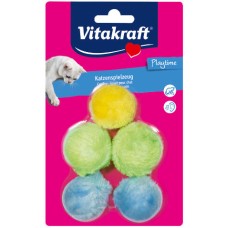 Vitakraft cat toy γούνινες μπάλες με κουδουνάκι 5τμχ Vitakraft cat toy γούνινες μπάλες με κουδουνάκι 5τμχ