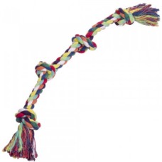Nobby Οδοντικό Πολύχρωμο Σχοινί, 4 κόμποι 55cm Nobby Οδοντικό Πολύχρωμο Σχοινί, 4 κόμποι 55cm