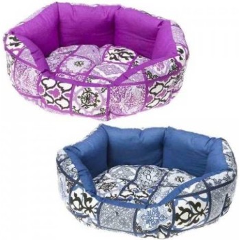 Ferplast κρεβάτι domino 45 μπλέ-μώβ 44x40x16cm Ferplast κρεβάτι domino 45 μπλέ-μώβ 44x40x16cm