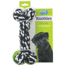Pet Brands Knotty puppy κόκκαλο από σχοινί μεγάλο dog 18 x 28 x 4cm