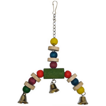 Happypet Jingler wood bird παιχνίδι παπαγάλων 35cm
