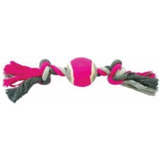 Duvo Παιχνίδι Σχοινί με 2 κόμπους & 1 μπάλα tennis, 30cm Duvo Παιχνίδι Σχοινί με 2 κόμπους & 1 μπάλα tennis, 30cm