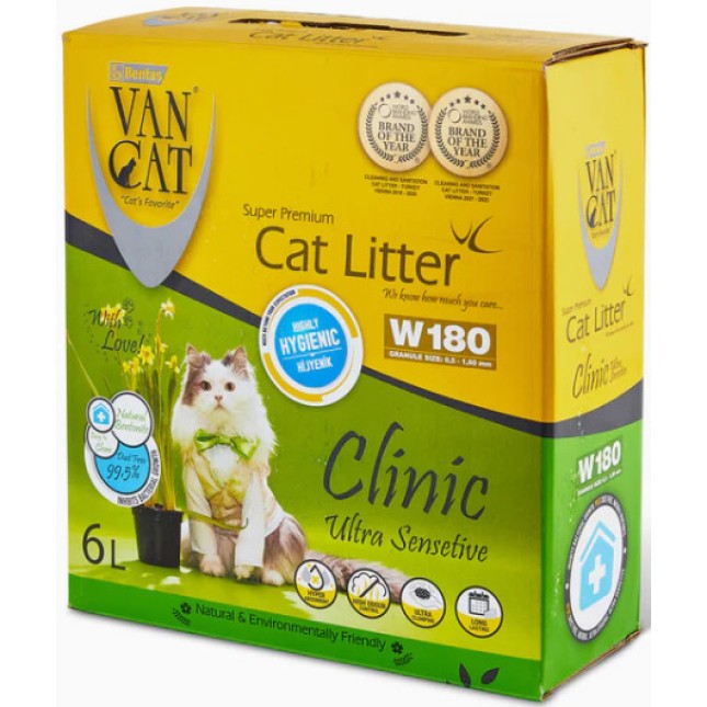 Van cat Αντιβακτηριακή ψιλή άμμος με λευκό μπετονίτη και ελαφρύ άρωμα άνοιξης 5,1kg-6lt Van cat Αντιβακτηριακή ψιλή άμμος με λευκό μπετονίτη και ελαφρύ άρωμα άνοιξης 5,1kg-6lt