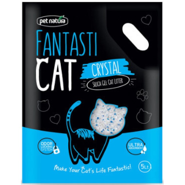 Pet natura κρυσταλλική άμμος για γάτες 2kgr-5lt Pet natura κρυσταλλική άμμος για γάτες 2kgr-5lt