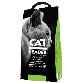 Geohellas Άμμος υγιεινής Cat Leader Classic φυσικό προϊόν εξουδετερώνει τις δυσάρεστες μυρωδιές