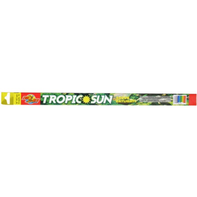 Zoo Med λαμπτήρας φωτός ημέρας T8 Tropic Sun ιδανικός για ψάρια γλυκού νερού και ζωντανά φυτά