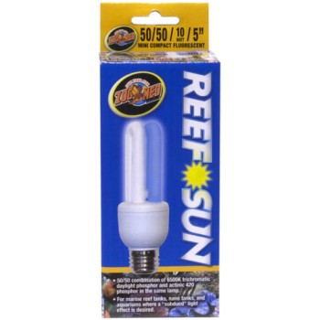 Zoo Med λάμπα φωτός ReefSun 50/50 Mini Compact Fluorescent 10w Zoo Med λάμπα φωτός ReefSun 50/50 Mini Compact Fluorescent 10w