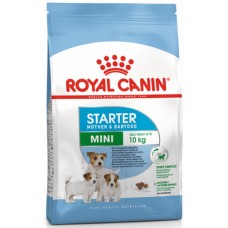 Royal Canin πλήρης τροφή Size Health Nutrition mini starter για θηλυκές σκυλίτσες μικρόσωμων φυλών