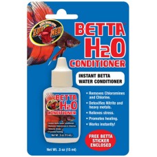 Zoo Med Betta H2O Conditioner ρυθμίζει αμέσως το νερό τού ενυδρείου