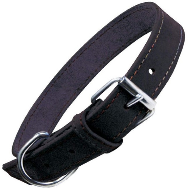 Gloria περιλαίμιο δερμάτινο nobuk μαύρο 60cm X 30mm Gloria περιλαίμιο δερμάτινο nobuk μαύρο 60cm X 30mm