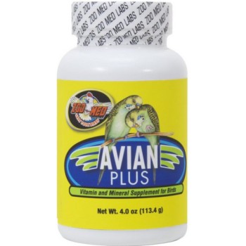 Zoo Med Avian Plus συμπλήρωμα βιταμινών και μεταλλικών στοιχείων 113g Zoo Med Avian Plus συμπλήρωμα βιταμινών και μεταλλικών στοιχείων 113g