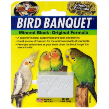 Zoo Med Bird Banquet ασβέστιο με γεύση σπόρων 28g Zoo Med Bird Banquet ασβέστιο με γεύση σπόρων 28g