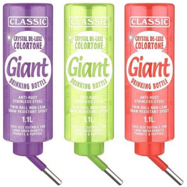 Crystal delux Colortone Ποτίστρα για μικρά ζώα giant 1,1l Crystal delux Colortone Ποτίστρα για μικρά ζώα giant 1,1l