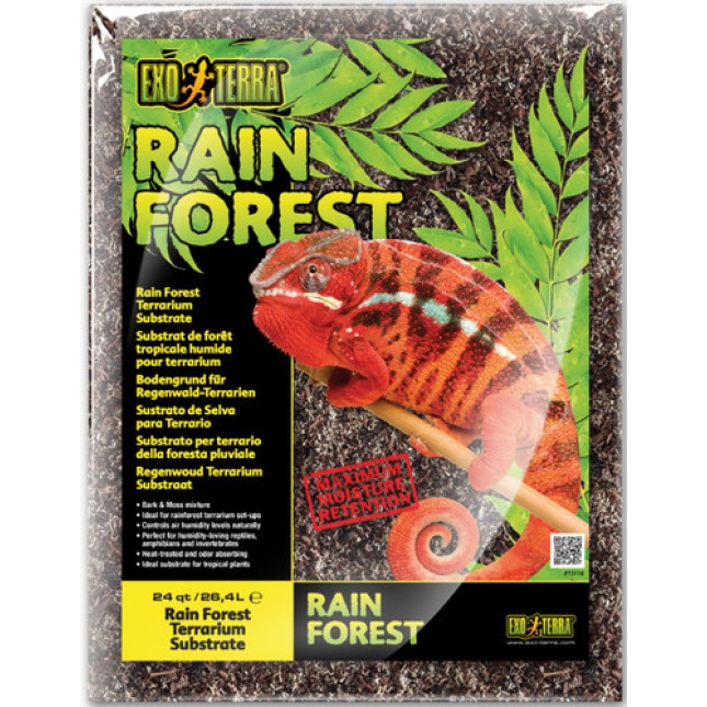 Exo terra υπόστρωμα Rain Forest.Substrate 100% φυσικό, βιοδιασπώμενο μείγμα