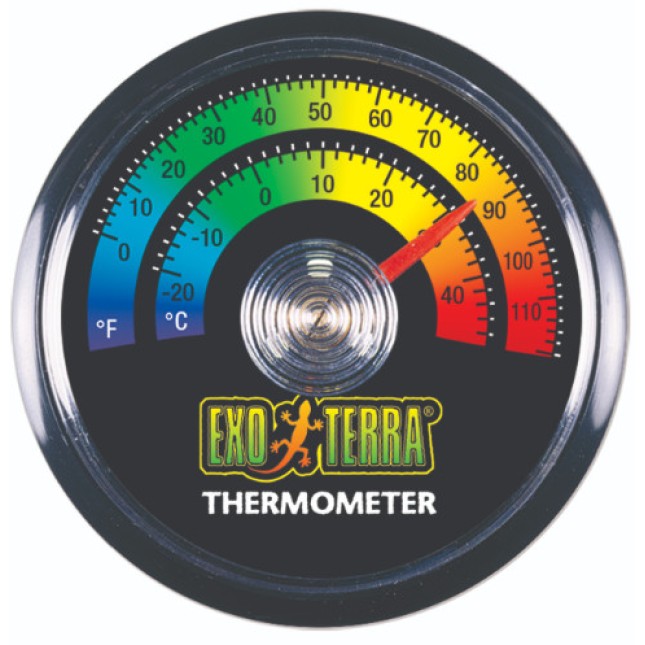 Exo terra θερμόμετρο ερπετών στρογγυλό