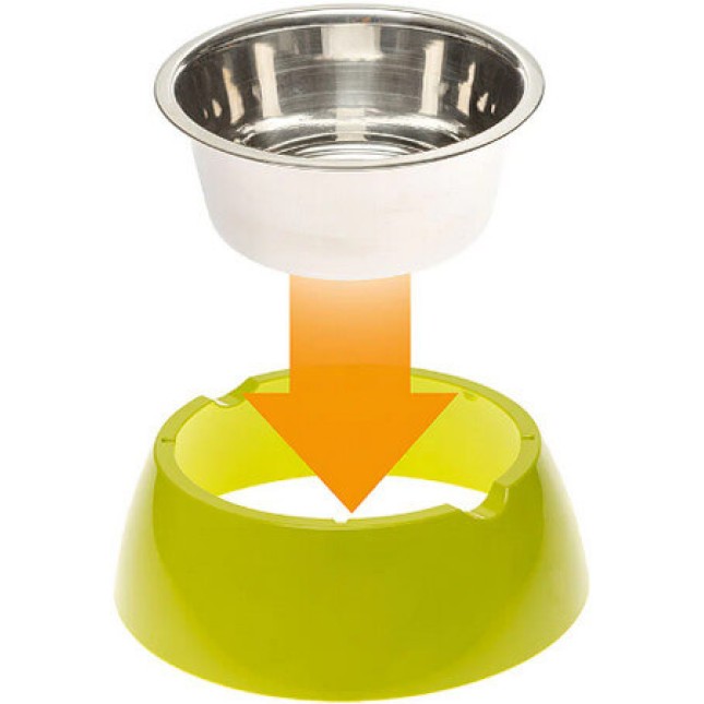 Ferplast jolie M πράσινο bowl O 20x6,7cm - 0,85 L Ferplast jolie M πράσινο bowl O 20x6,7cm - 0,85 L