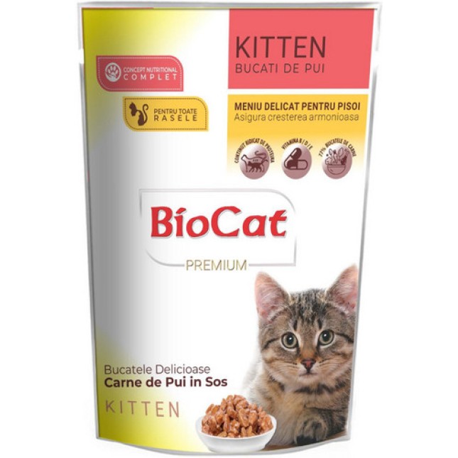 Biocat delicate menu kitten 85gr Biocat delicate menu kitten 85gr