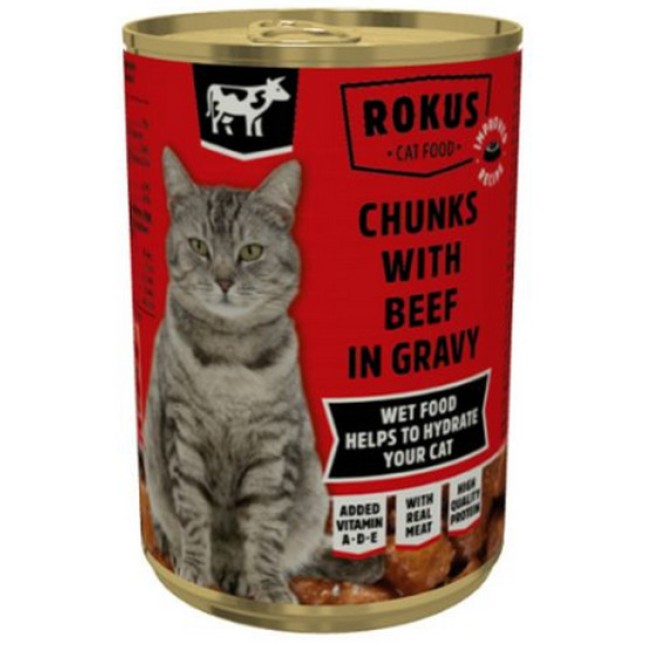 Rokus κονσέρβα γάτας μοσχάρι 810gr Rokus κονσέρβα γάτας μοσχάρι 810gr