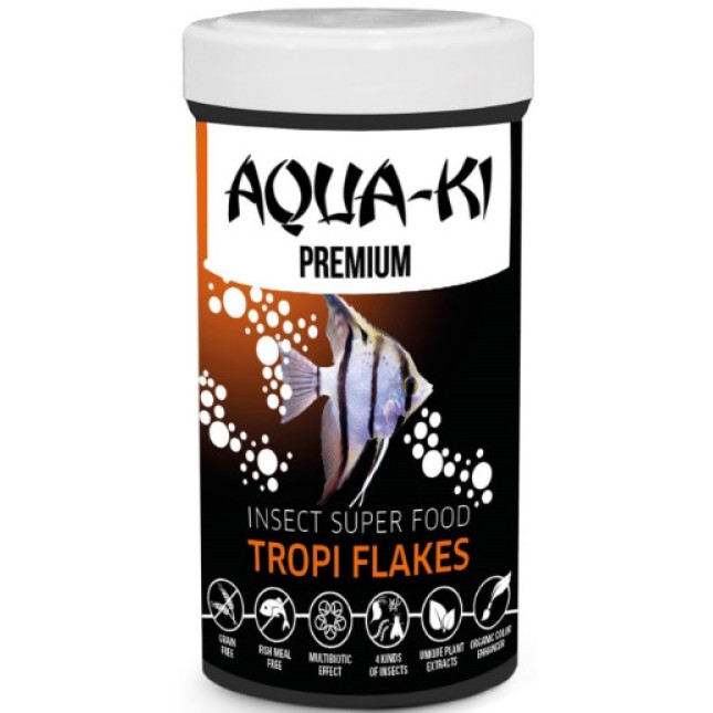 Benelux Aqua-ki νιφάδες για τροπικά ψάρια 100ml/18g Benelux Aqua-ki νιφάδες για τροπικά ψάρια 100ml/18g