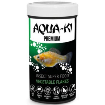 Benelux Aqua-ki νιφάδες για τροπικά ψάρια 250ml/45g Benelux Aqua-ki νιφάδες για τροπικά ψάρια 250ml/45g