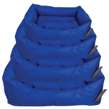 PetQuatro Κρεβάτι αδιάβροχο μπλε 55x40x15cm