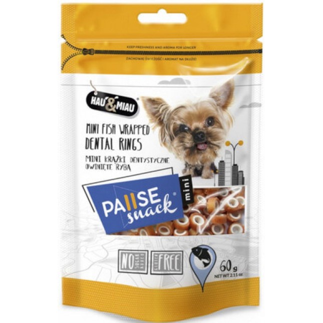 Lolo pets Pause snack δοντιών με ψάρι 60gr