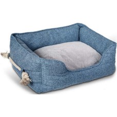 Glee κρεβάτι μπλε για σκύλους και γάτες με μοντέρνο σχεδιασμό και αντιολισθητική βάση