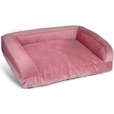 Glee καναπές κρεβάτι παραλληλόγραμμος ροζ 70x50x16cm