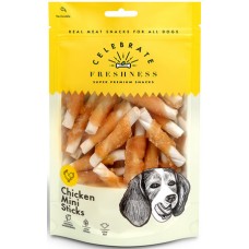 Celebrate κοτόπουλο σε Mini Sticks για σκυλιά όλων των φυλών Celebrate κοτόπουλο σε Mini Sticks για σκυλιά όλων των φυλών