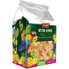 Vitapol Vita line παπαγάλων & εξωτικών πουλιών tropical fruits 200gr