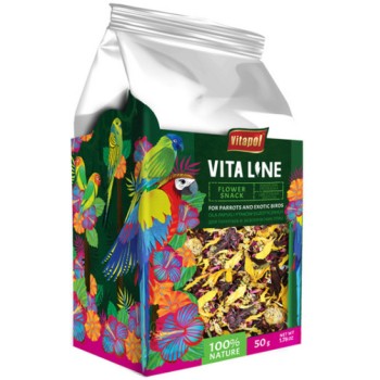Vitapol Vita line παπαγάλων & εξωτικών πουλιών flower snack 50gr Vitapol Vita line παπαγάλων & εξωτικών πουλιών flower snack 50gr