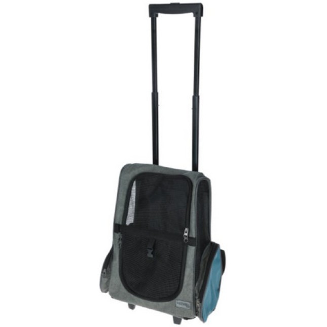 Kerbl Trolley μεταφοράς γκρι-μπλε 41x26x55/103cm