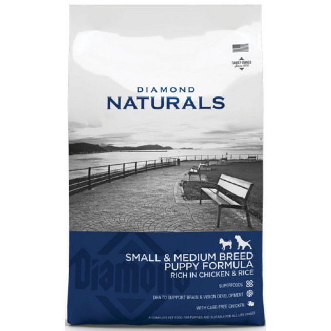Diamond naturals Πλήρης τροφή για μικρόσωμα και μεσαία κουτάβια με κοτόπουλο και ρύζι 2kg Diamond naturals Πλήρης τροφή για μικρόσωμα και μεσαία κουτάβια με κοτόπουλο και ρύζι 2kg