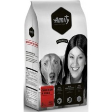 Amity Premium για ενήλικους σκύλους με κοτόπουλο και ρύζι  με φυσιολογική δραστηριότητα