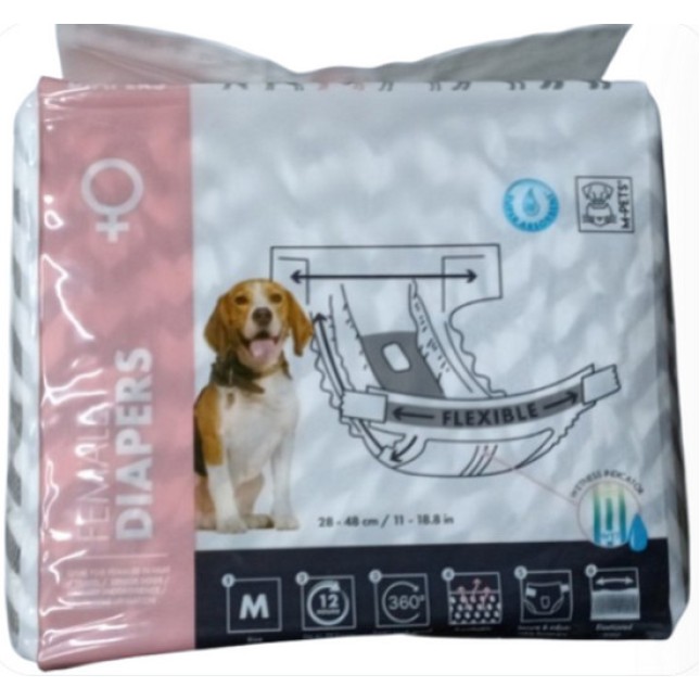 M-pets πάνα για θηλυκά σκυλιά medium 28 - 48 cm M-pets πάνα για θηλυκά σκυλιά medium 28 - 48 cm