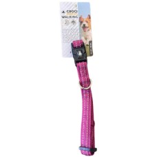 Croci μαλακό νάυλον περιλαίμιο μπορντό 15x300-450mm Croci μαλακό νάυλον περιλαίμιο μπορντό 15x300-450mm