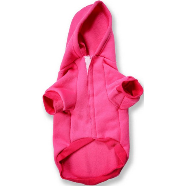 Glee Φούτερ σκύλου με κουκούλα & στάμπα από μαλακό ανθεκτικό ύφασμα ροζ