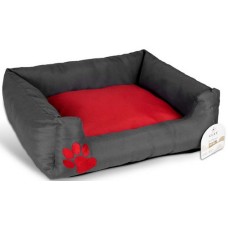Glee κρεβάτι παραλληλόγραμμο PAW γκρι-κόκκινο M 65x57x20cm