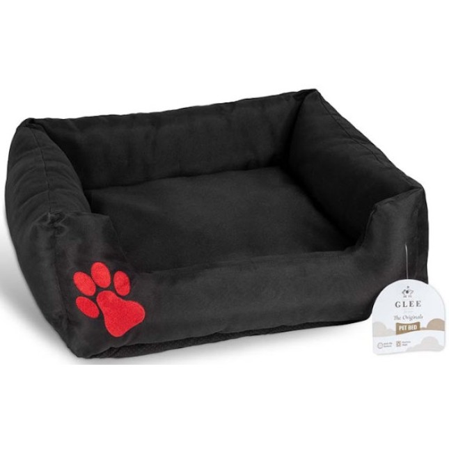 Glee κρεβάτι παραλληλόγραμμο PAW μαύρο S 56x51x20cm