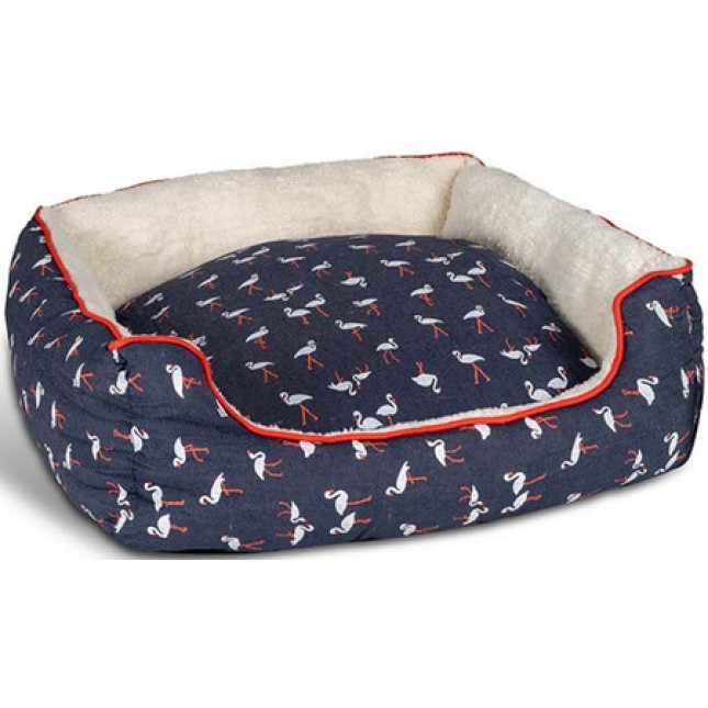 Glee κρεβάτι παραλληλόγραμμο flamingo jean μπλε XS 48x37x18cm Glee κρεβάτι παραλληλόγραμμο flamingo jean μπλε XS 48x37x18cm