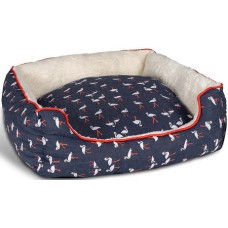 Glee κρεβάτι παραλληλόγραμμο για σκύλους και γάτες με μοντέρνο σχεδιασμό και πολύ άνετο μπλε